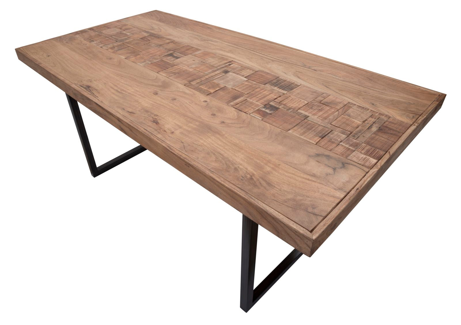 TAVOLO DA PRANZO MUMBAI CM 175X90X77 (LEGNO DI ACACIA NILOTICA)