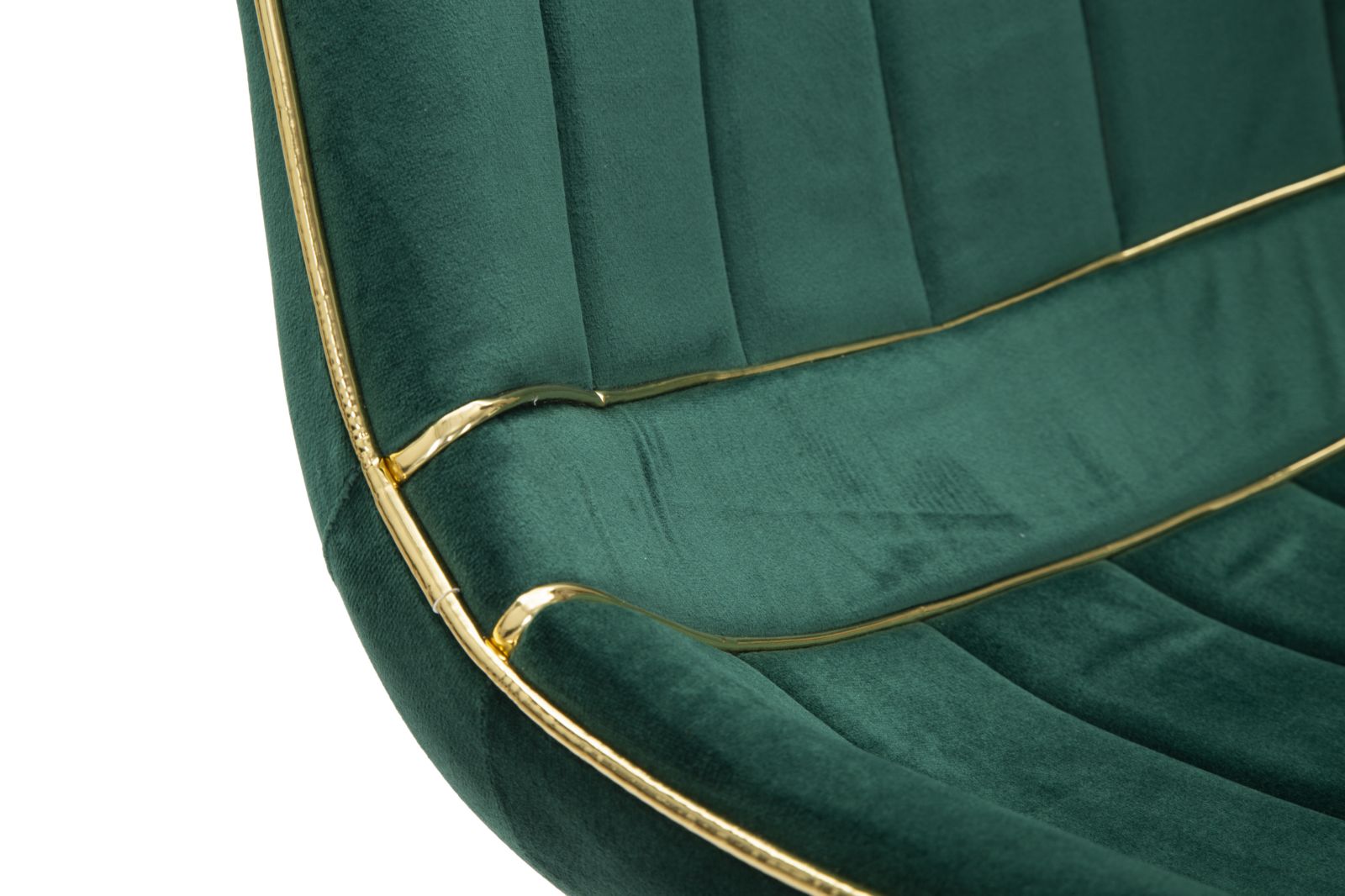 SEDIA PARIS VERDE/GOLD SET 2 PZ CM 51X59X79