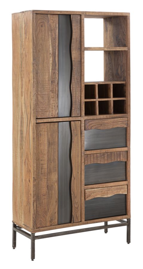 LIBRERIA YELLOWSTONE CM 88X40X195 (LEGNO DI ACACIA NILOTICA)