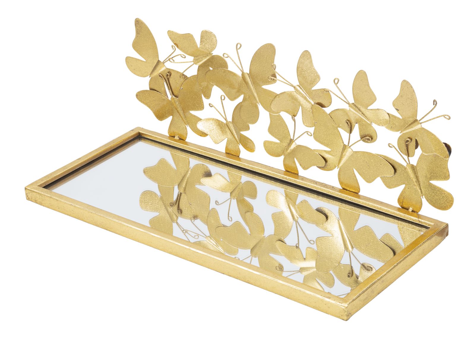 COMODINO MENSOLA BUTTERFLIES COPPIA CM 43X19,2X16,5