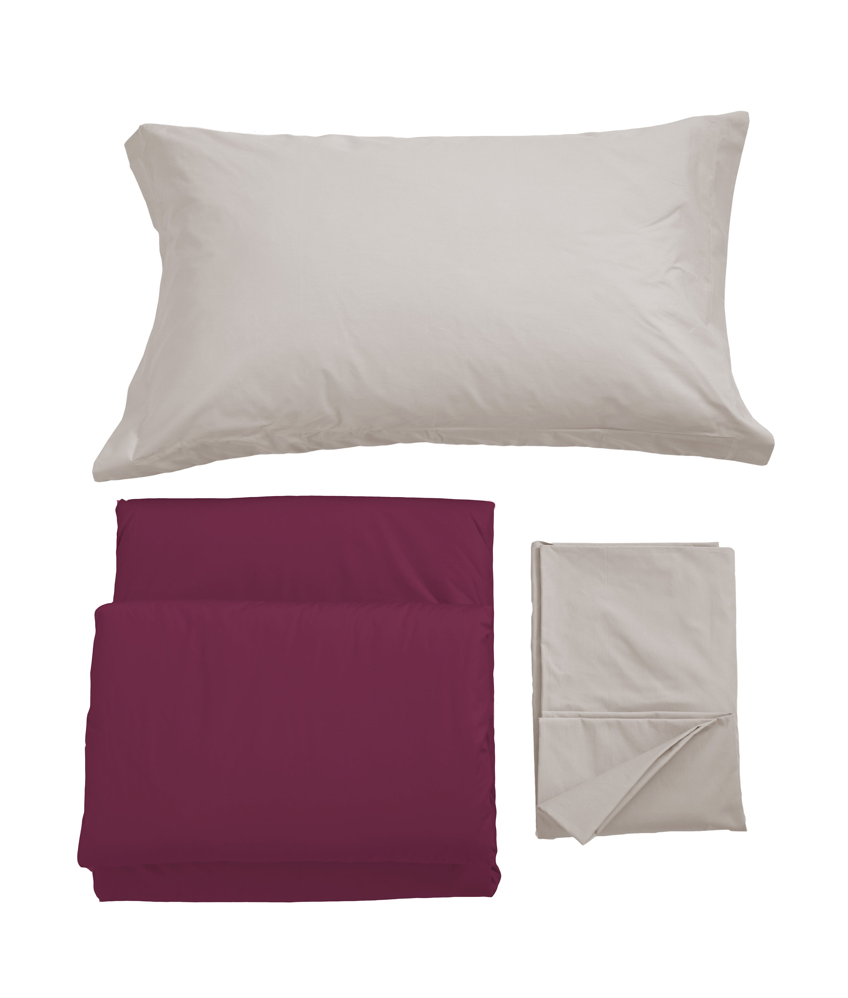 Set Biancheria da letto (Federe, Lenzuolo, Copripiumino, Piumino, Guanciali)