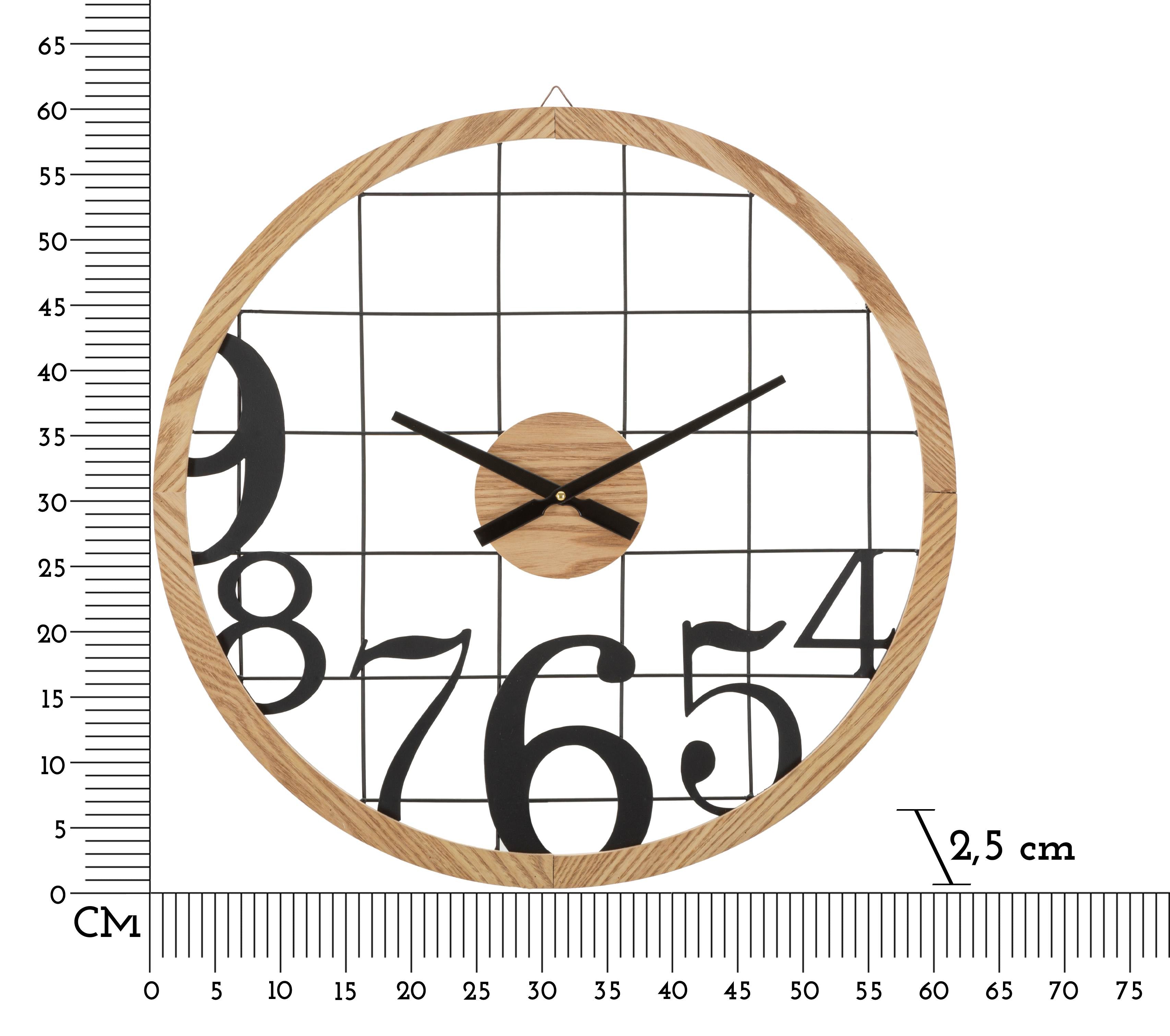 OROLOGIO DA MURO NUMBERS CM Ø 60X2,5