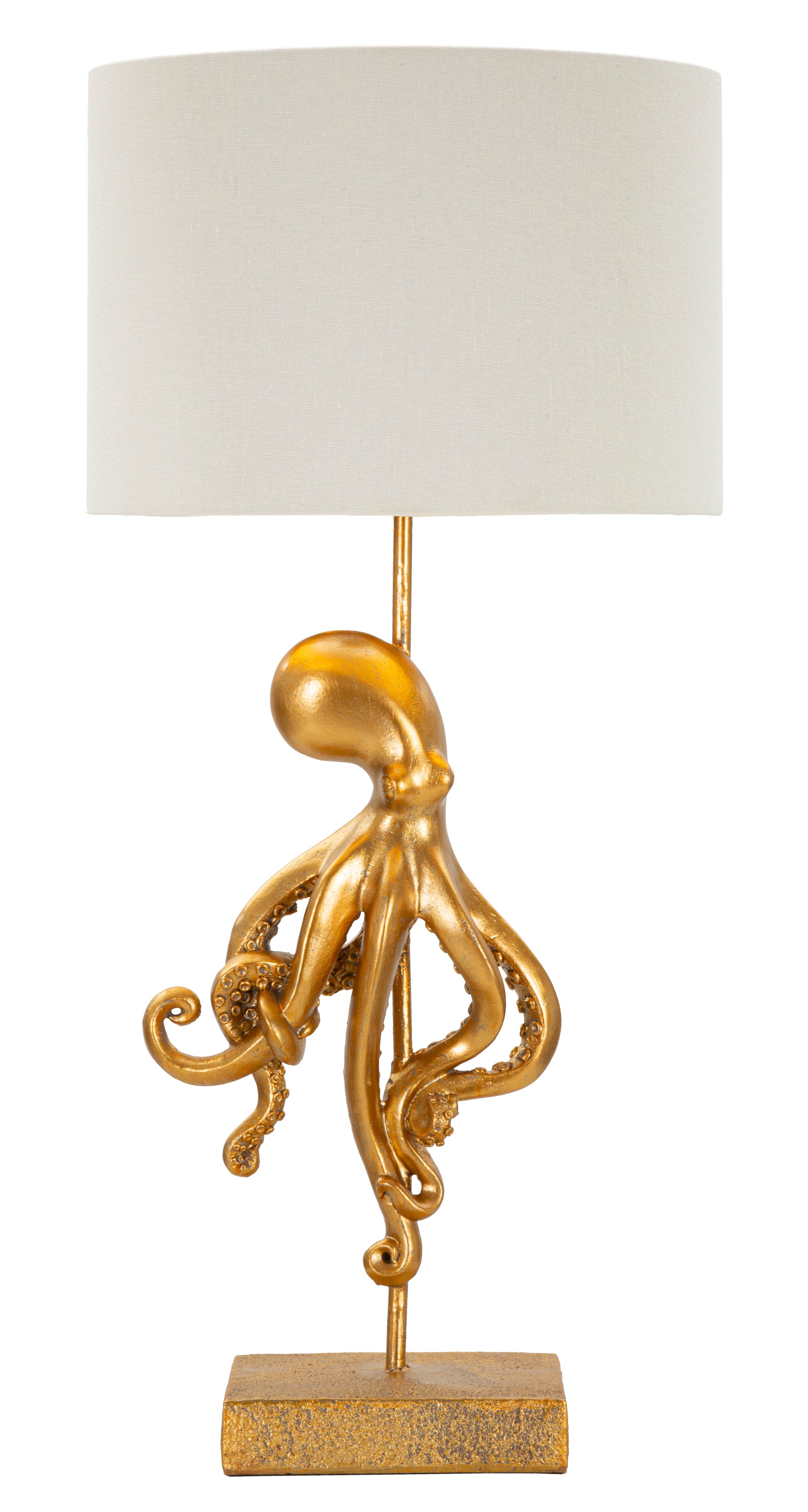 LAMPADA DA TAVOLO OCTOPUS GOLD CM Ø 30,5X64,5