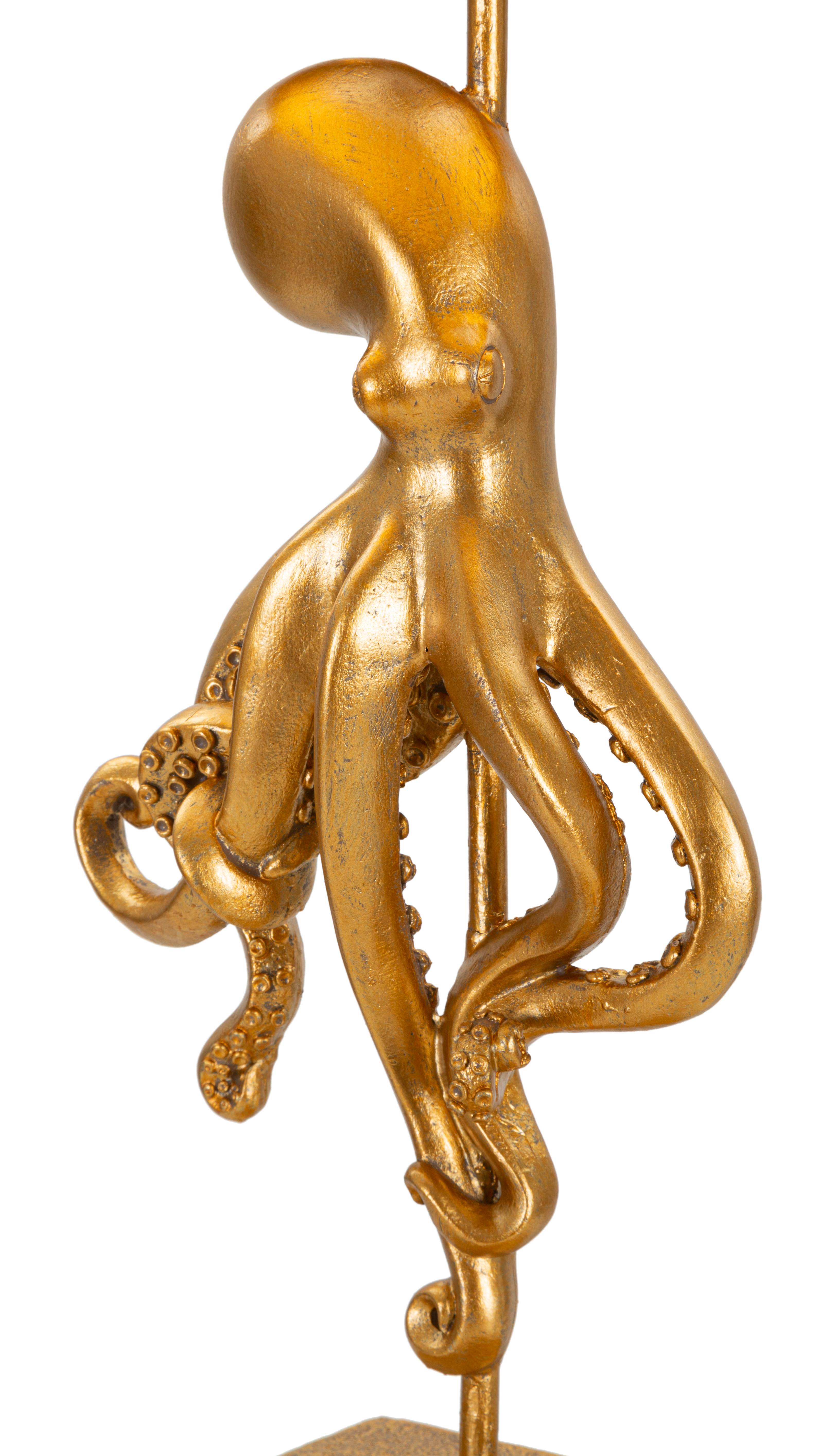 LAMPADA DA TAVOLO OCTOPUS GOLD CM Ø 30,5X64,5