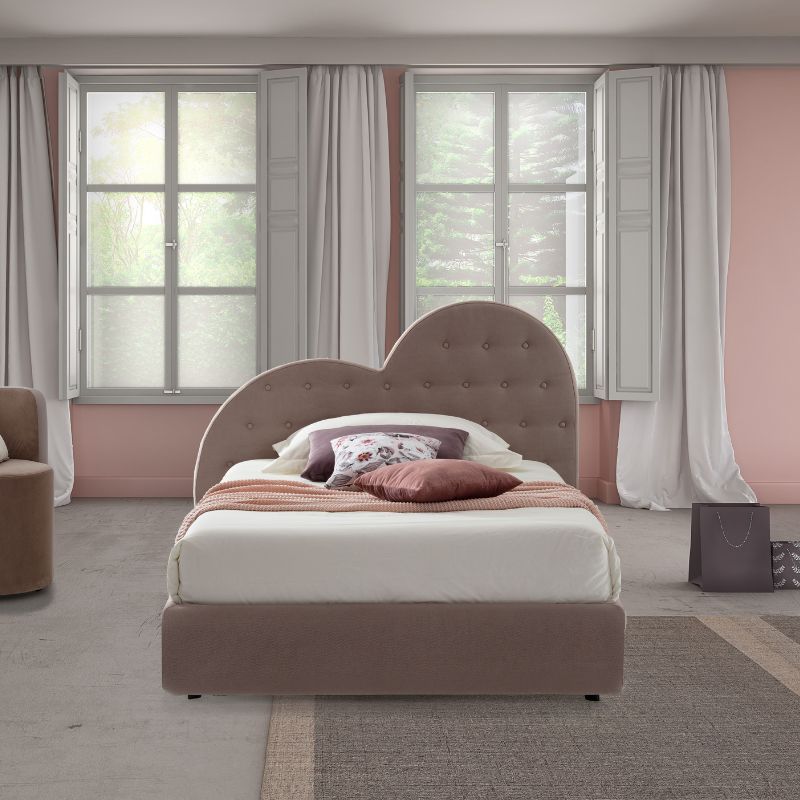 Letto a Cuore "Love" -  Ad una piazza e mezza 120x190 cm