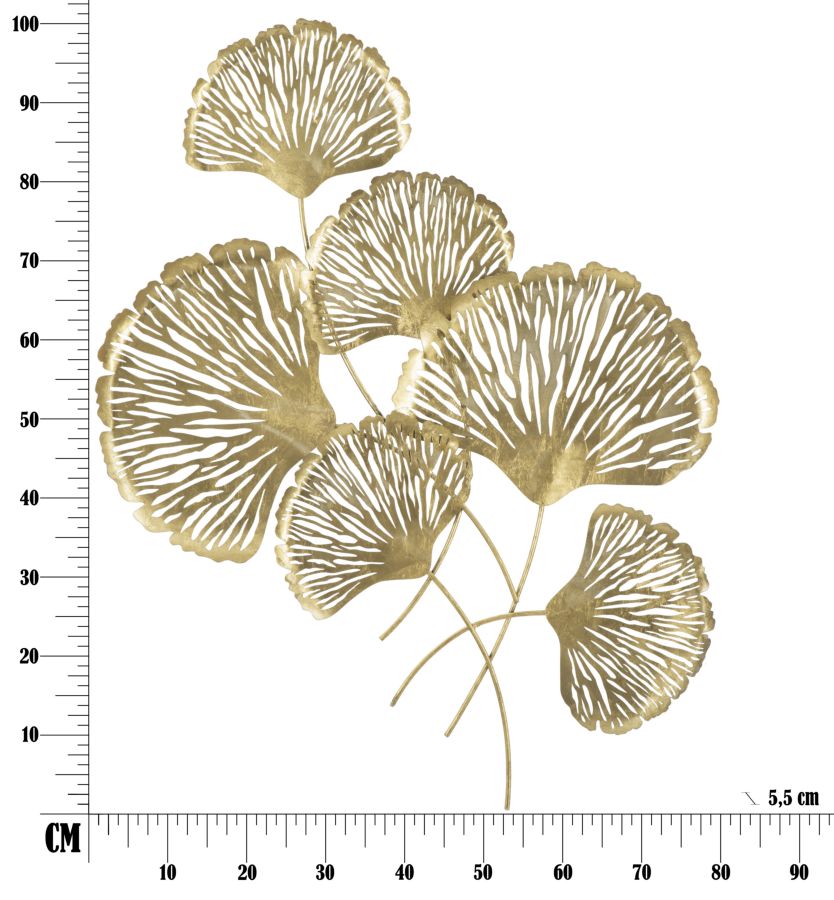 PANNELLO IN FERRO IRIS VERTICALE CM 78X5,5X101